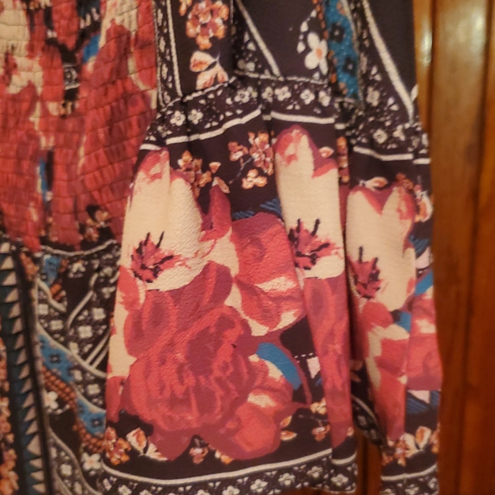 Flying Tomato Pink and Blue Midi Dress - Picture 4 of 5